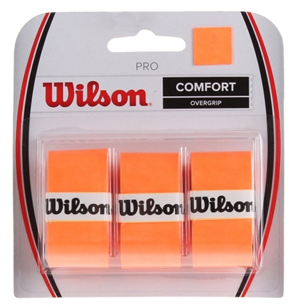 wilson pro overgrip turuncu