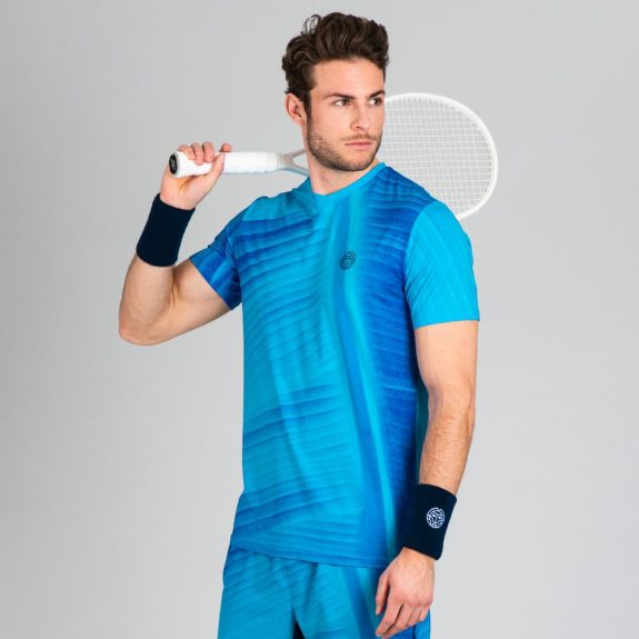 Bidi Badu Enkil Tech T-Shirt Erkek Tenis Tshirt Blue