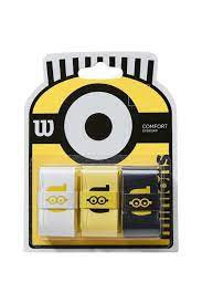 Wilson Minions 3lü Overgrip Sarı, Siyah Ve Beyaz