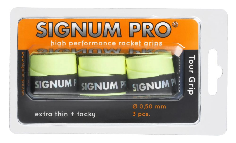 Sıgnum Pro Tour Overgrip Sarı 3lü Paket