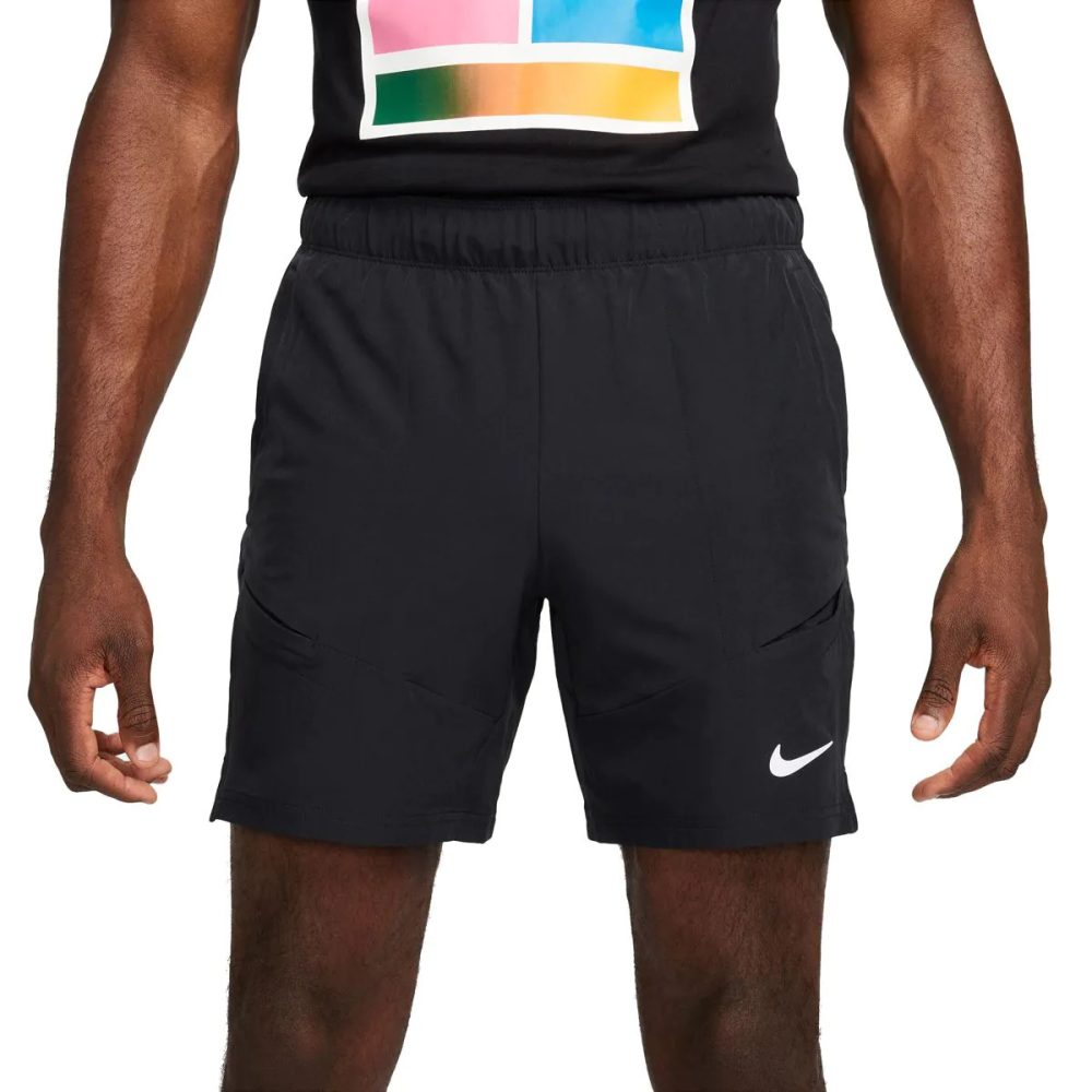Nike Court Dri-FIT 7" Erkek Tenis Şortu Siyah