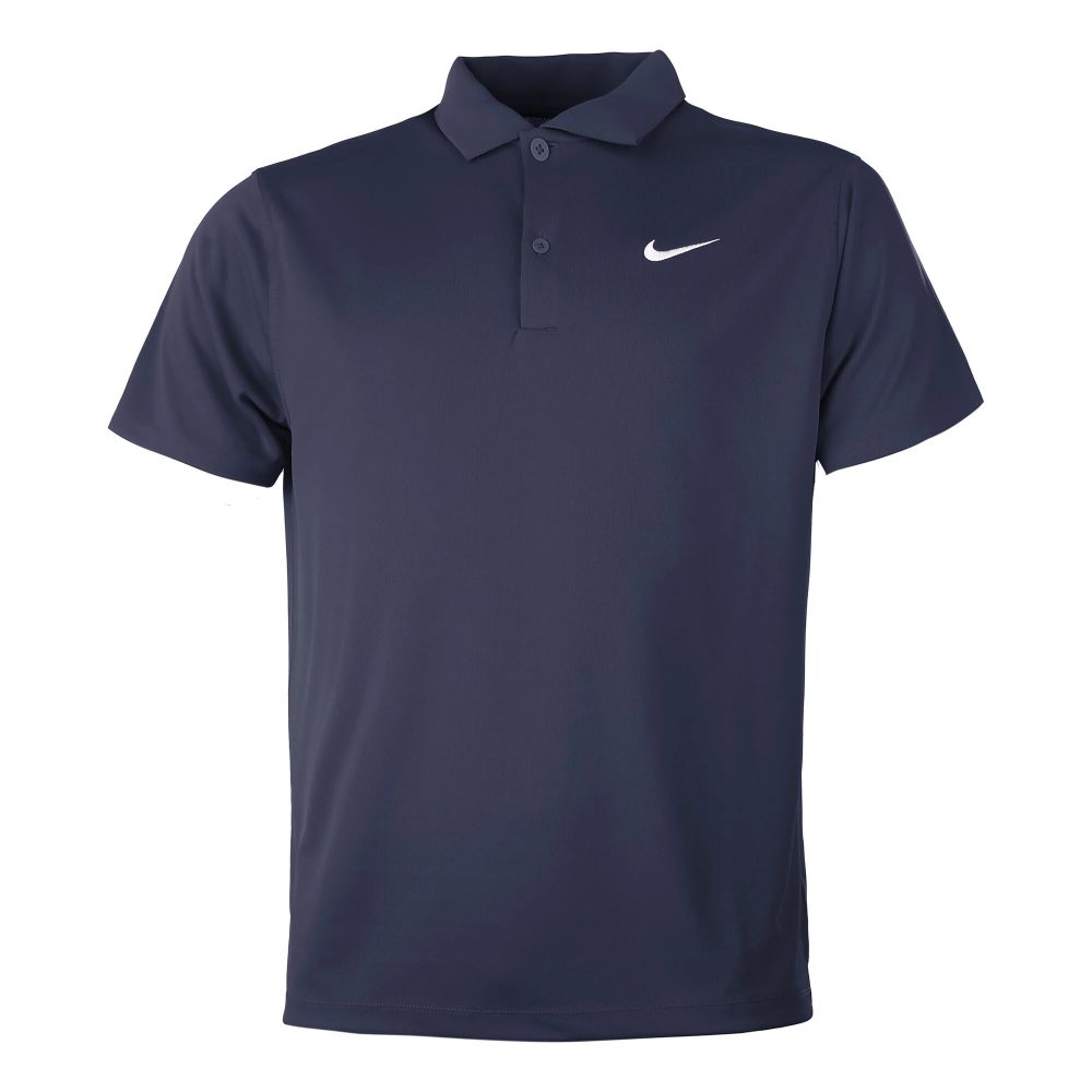 Nike Court Dri-FIT Polo Erkek Tenis Tişörtü - Lacivert