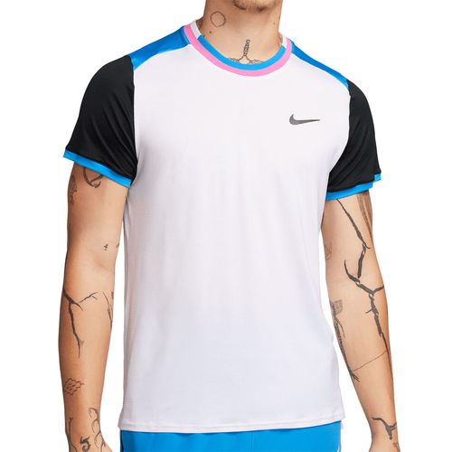 Nike Court Dri Fit Advantage Crew Erkek Tenis Tişörtü