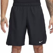 Nike Court 9 inch Victory Erkek Tenis Şortu Siyah