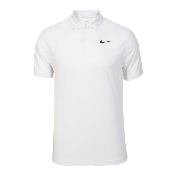 Nike Court Dri-FIT Polo Erkek Tenis Tişörtü - Beyaz
