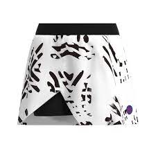Bidi Badu Melbourne Printed Cut Out Kadın Tenis Eteği - white/black