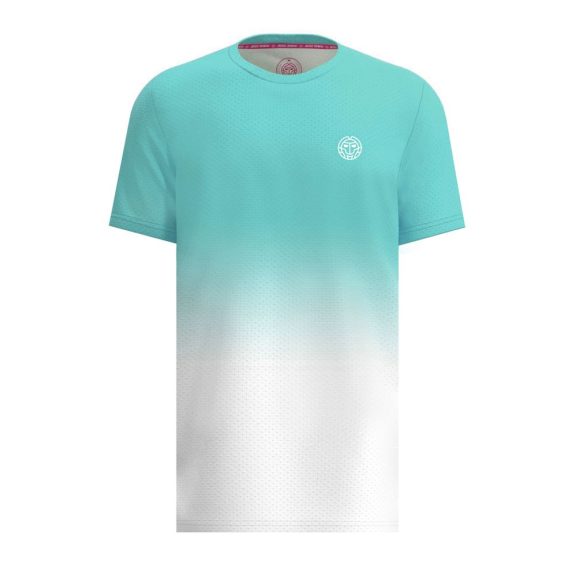 Bidi Badu Crew Gradiant Erkek Çocuk Tenis Tişörtü - aqua, white