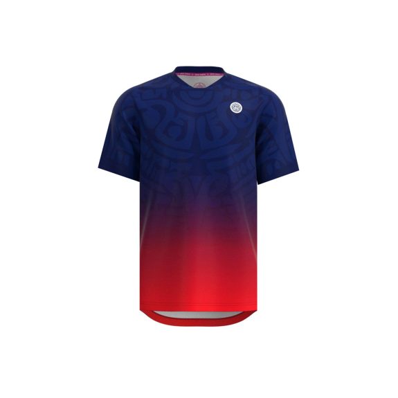 Bidi Badu Colortwist Erkek Tenis Tişörtü - DarkBlue,Red