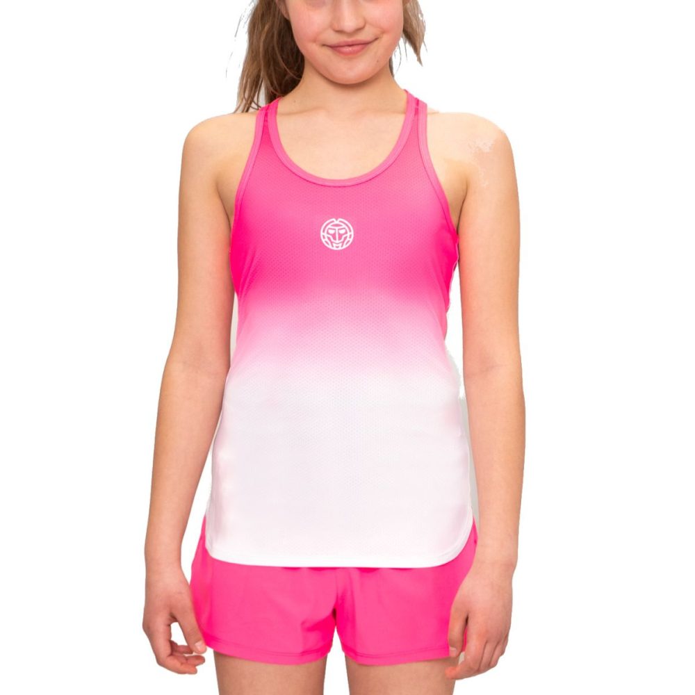 Bidi Badu Crew Gradiant Kız Çocuk Tenis Atleti - Pink ,White