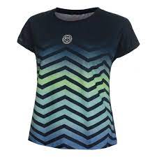 Bidi Badu Grafic Illumination Capsleeve Kadın Tenis Tişörtü- dark blue, mixed