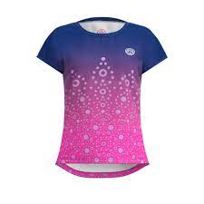 Bidi Badu Colortwist Capsleeve Kız Çocuk Tenis Tişörtü - Pink,Darkblue