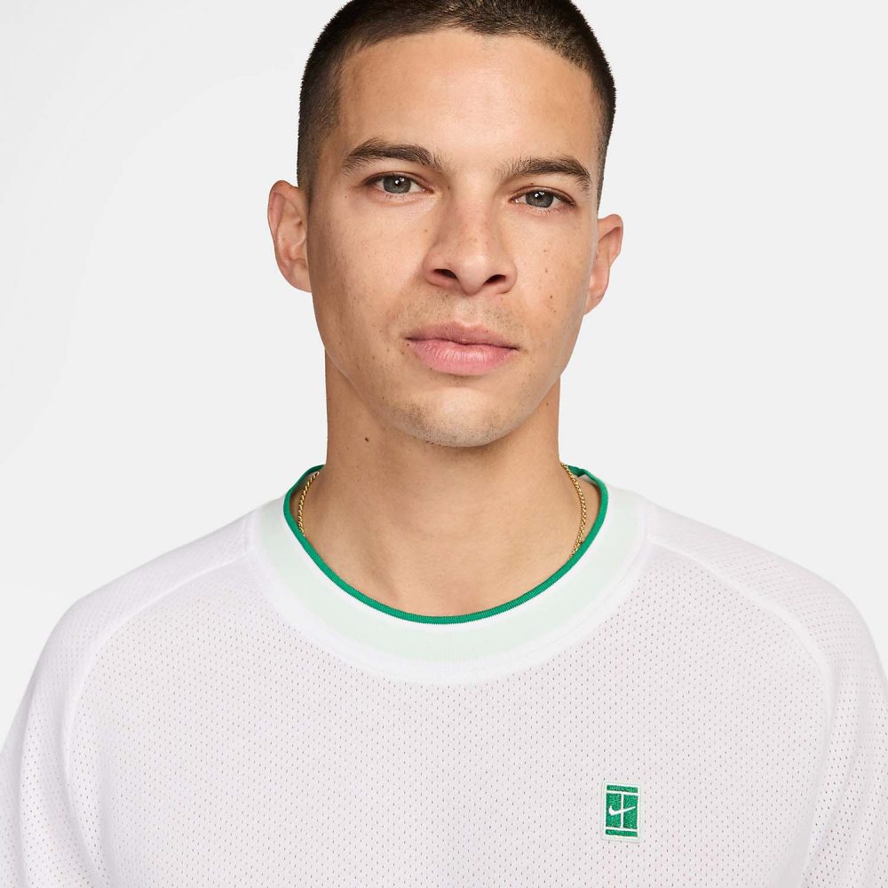 Nike Court Heritage Erkek Tenis Tişörtü