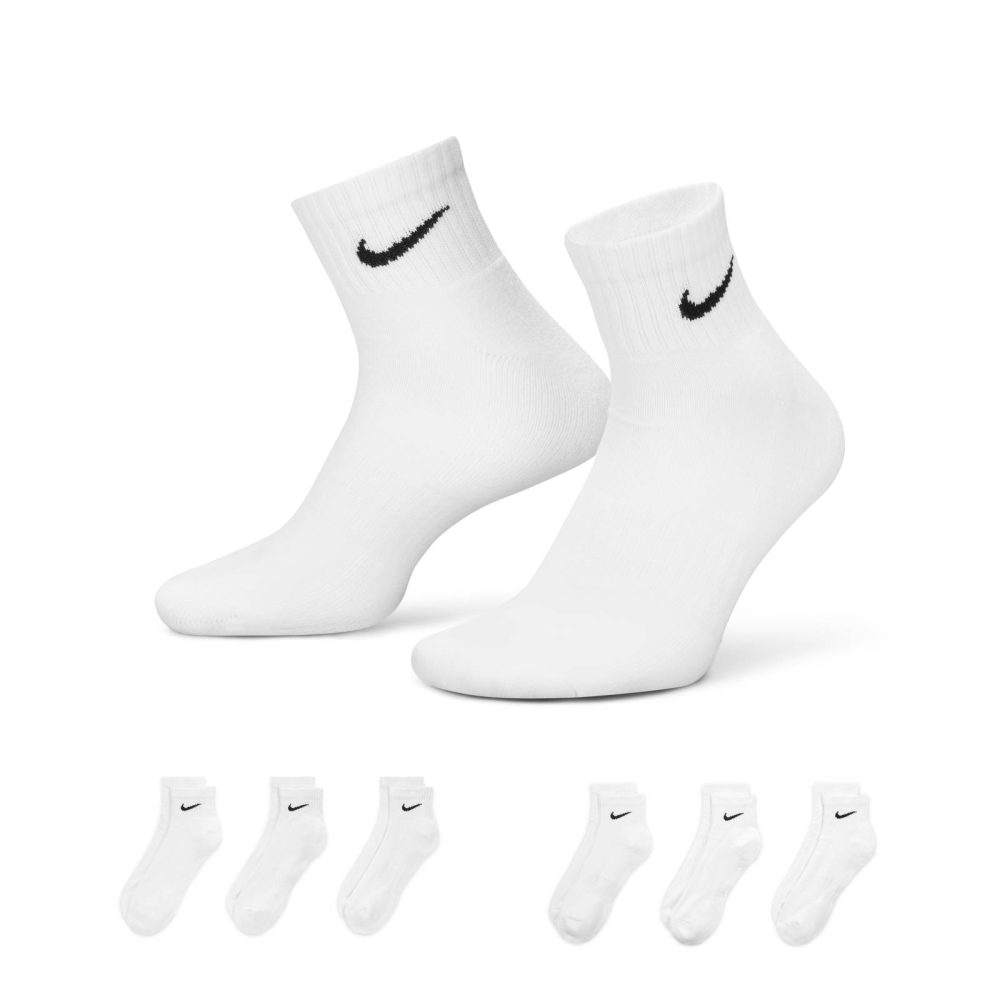 Nike Unisex Everyday Cushioned Ankle Tenis Çorabı 6'lı paket