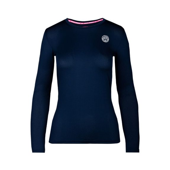 Bidi Badu Pia Tech Roundneck Uzun Kollu Tshirt Lacivert