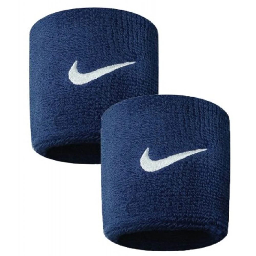 Nike Swoosh Wristbands Lacivert Havlu Bileklik 2'li Paket