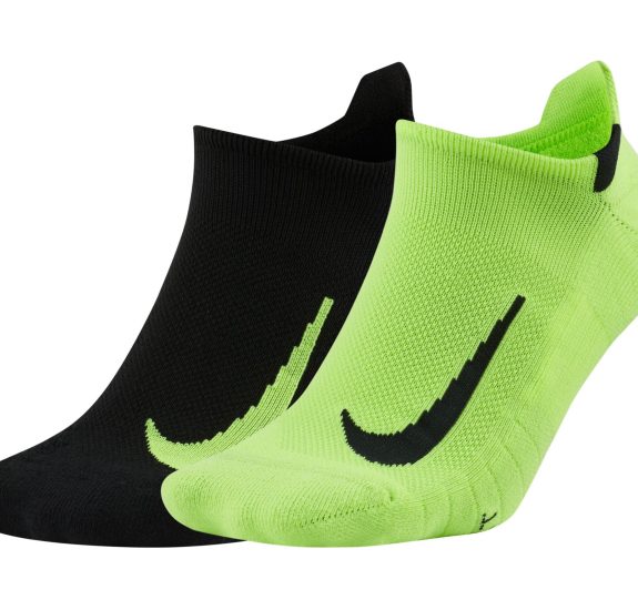 Nike Multiplier Running No-Show Tenis Çorabı 2'li paket Tenis çorabı
