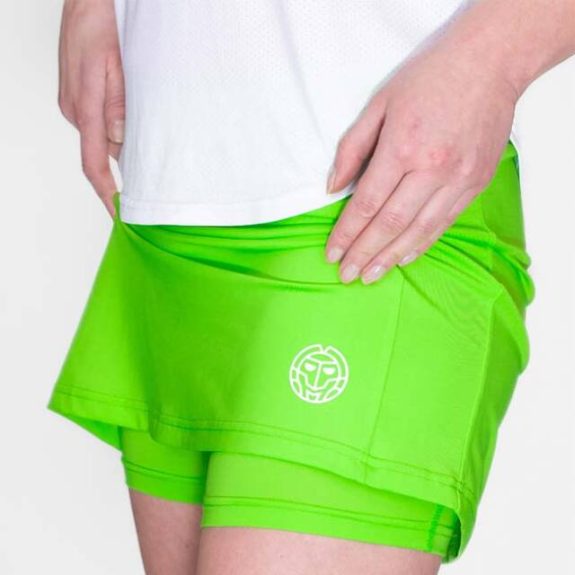 Bidi Badu Crew Skort Kadın Tenis Eteği Neon Yeşil