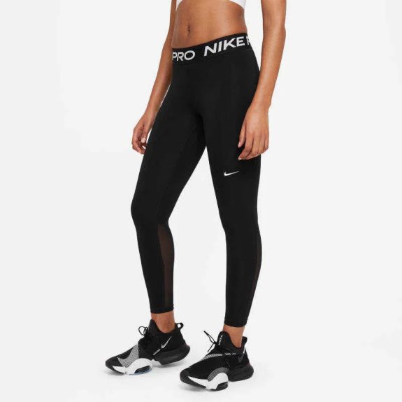 Nike Pro Normal Belli File Panelli Kadın Tenis Taytı