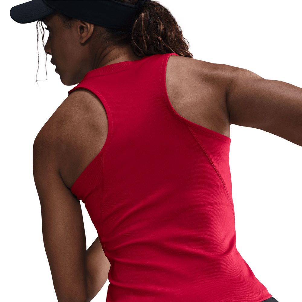 Nike Court Advantage Dri-FIT Kadın Tenis Atleti-Kırmızı
