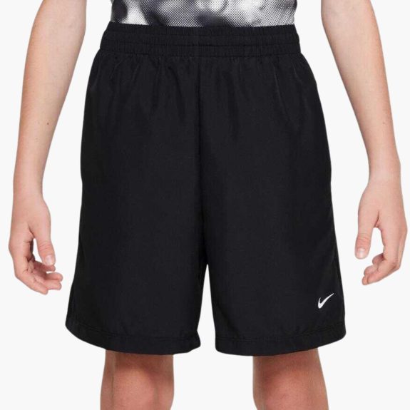 Nike Multi Dri-FIT Genç Erkek Çocuk Tenis Şortu - Siyah