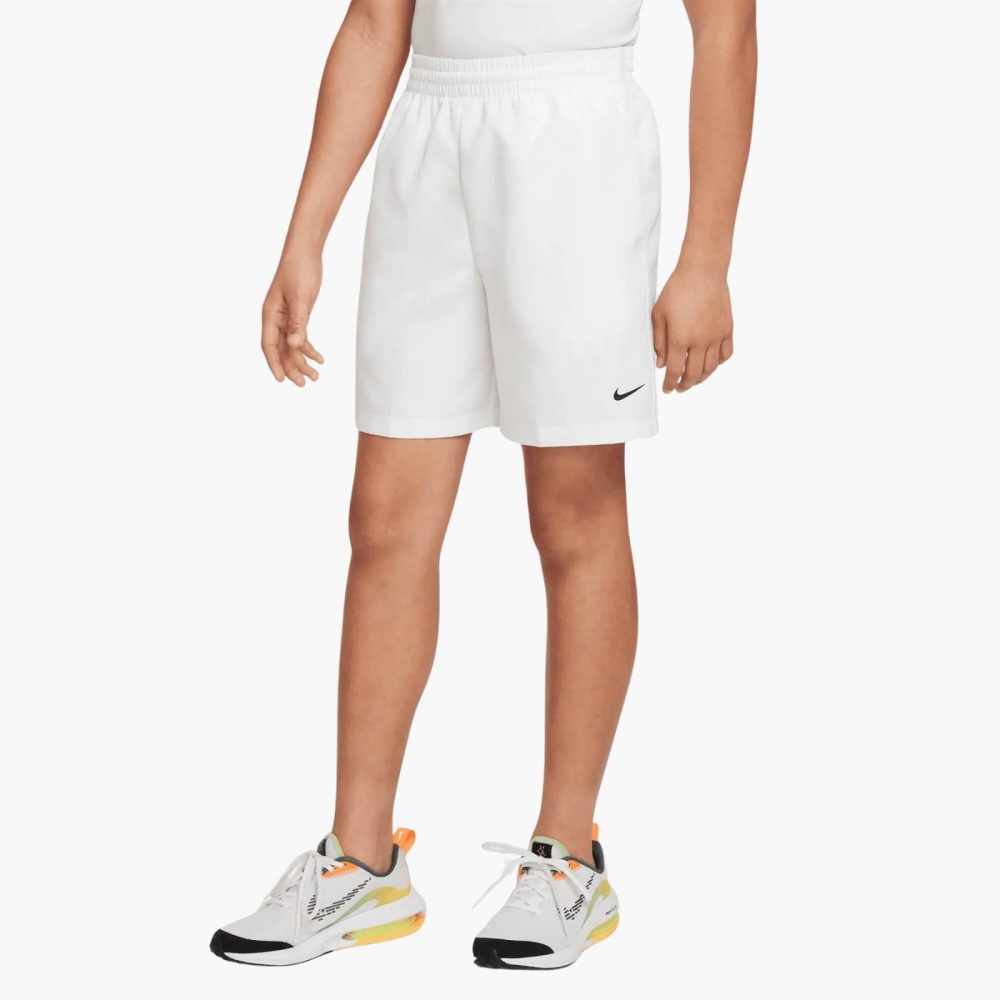 Nike Multi Dri-FIT Genç Erkek Çocuk Tenis Şortu - Beyaz