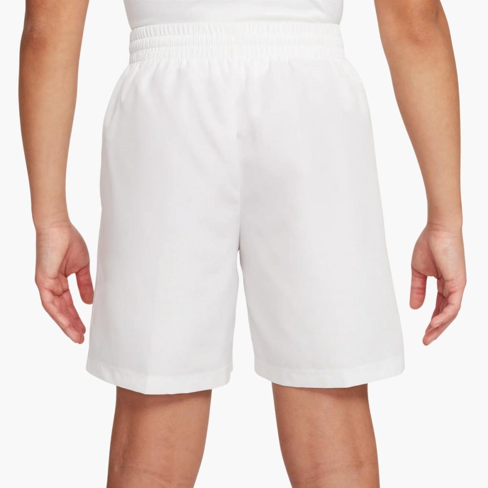 Nike Multi Dri-FIT Genç Erkek Çocuk Tenis Şortu - Beyaz