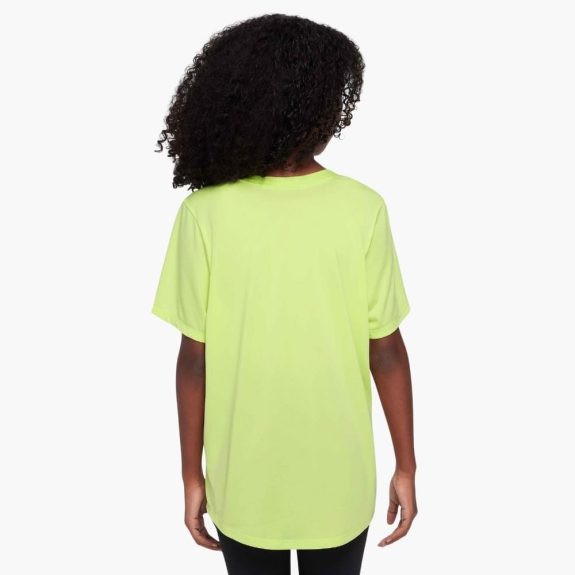 Nike One Fitted Dri-FIT Kısa Kollu Genç Kız Çocuk Tenis Tişörtü