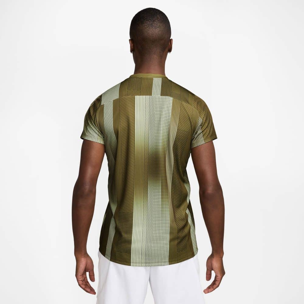 Nike Court Dri Fit Victory Print Erkek Tenis Tişörtü