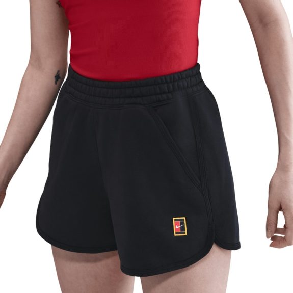 Nike Court Heritage Normal Belli Fleece Kadın Tenis Şortu