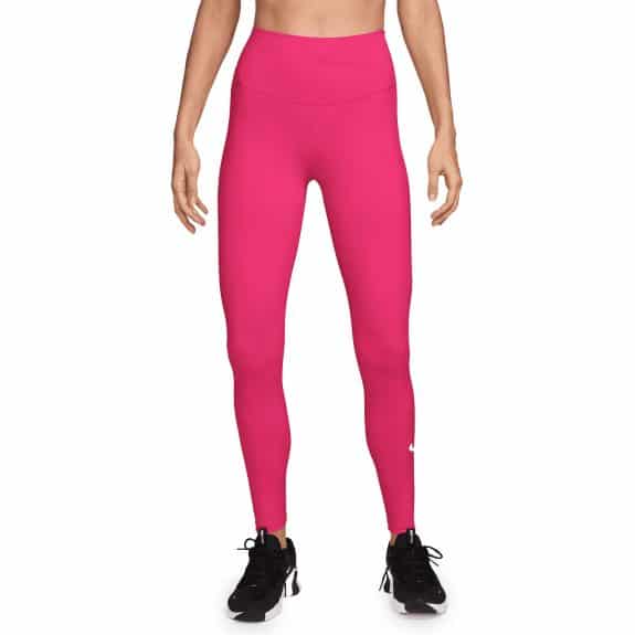 Nike One Yüksek Belli Tam Boy Tenis Taytı-Fuşya